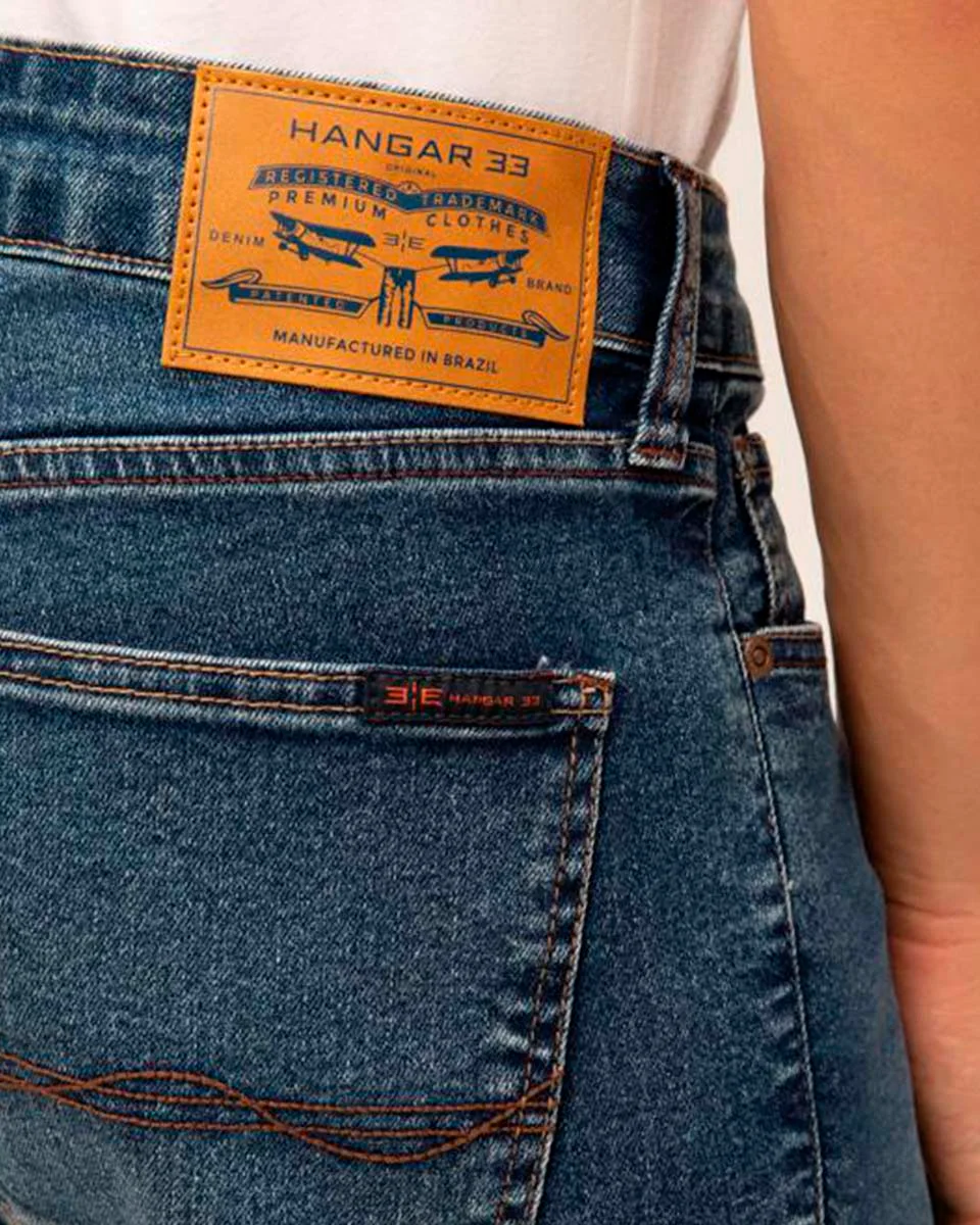 Hangar 33 calca sarja com elastano 78030 — JEANS (foto 3)