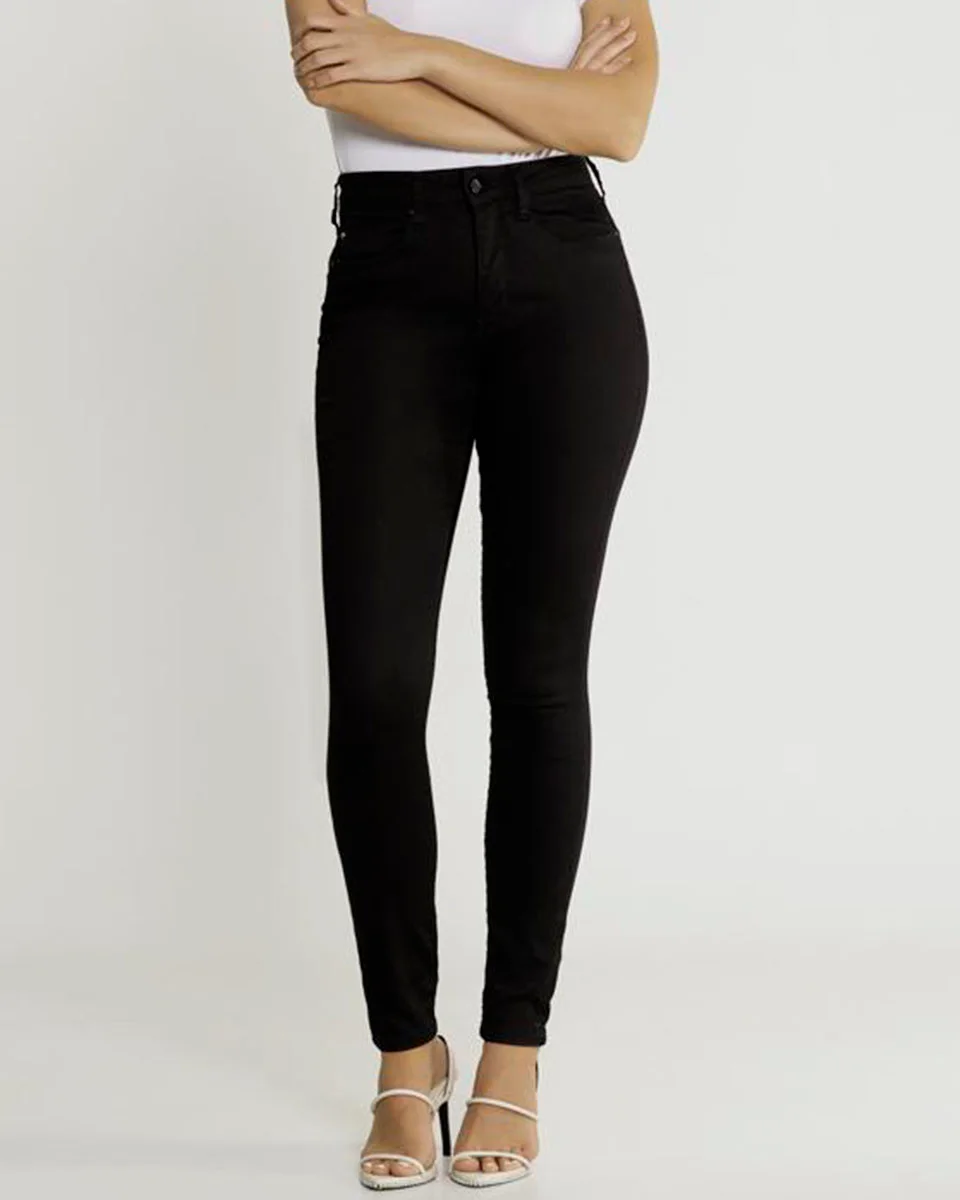 Lunender calca jeans com elastano 1.67830 — PRETO REATIVO (foto 1)