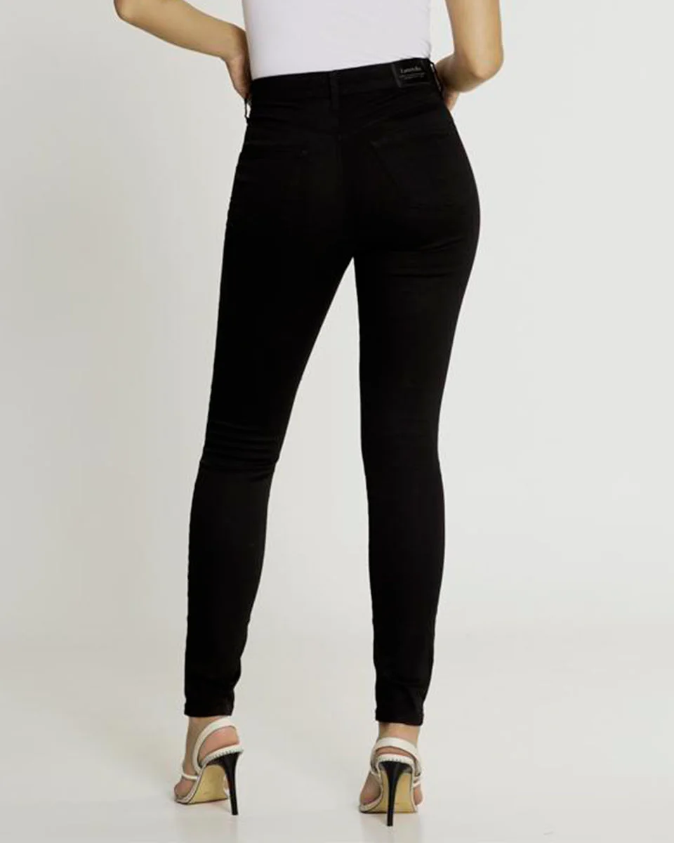 Lunender calca jeans com elastano 1.67830 — PRETO REATIVO (foto 2)