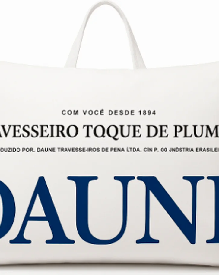 Daune travesseiro toque de pluma — BRANCO (foto 1)