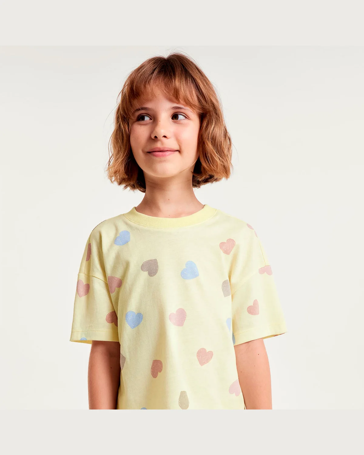 Hering kids pijama infantil menina box estampado 565p — AMARELO (foto 3)