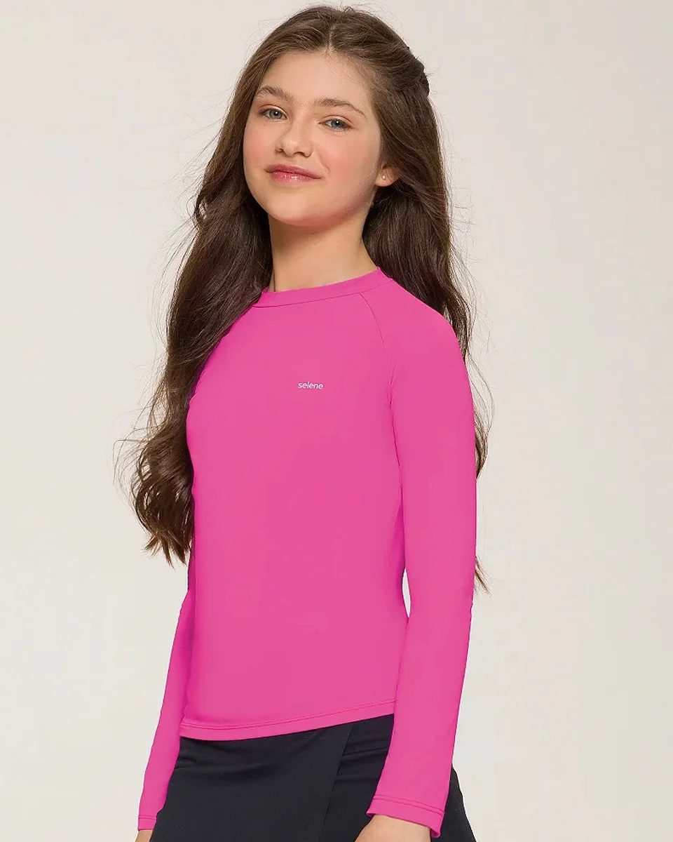 Selene camiseta manga longa protecao uv infantil 24000 (foto 5)