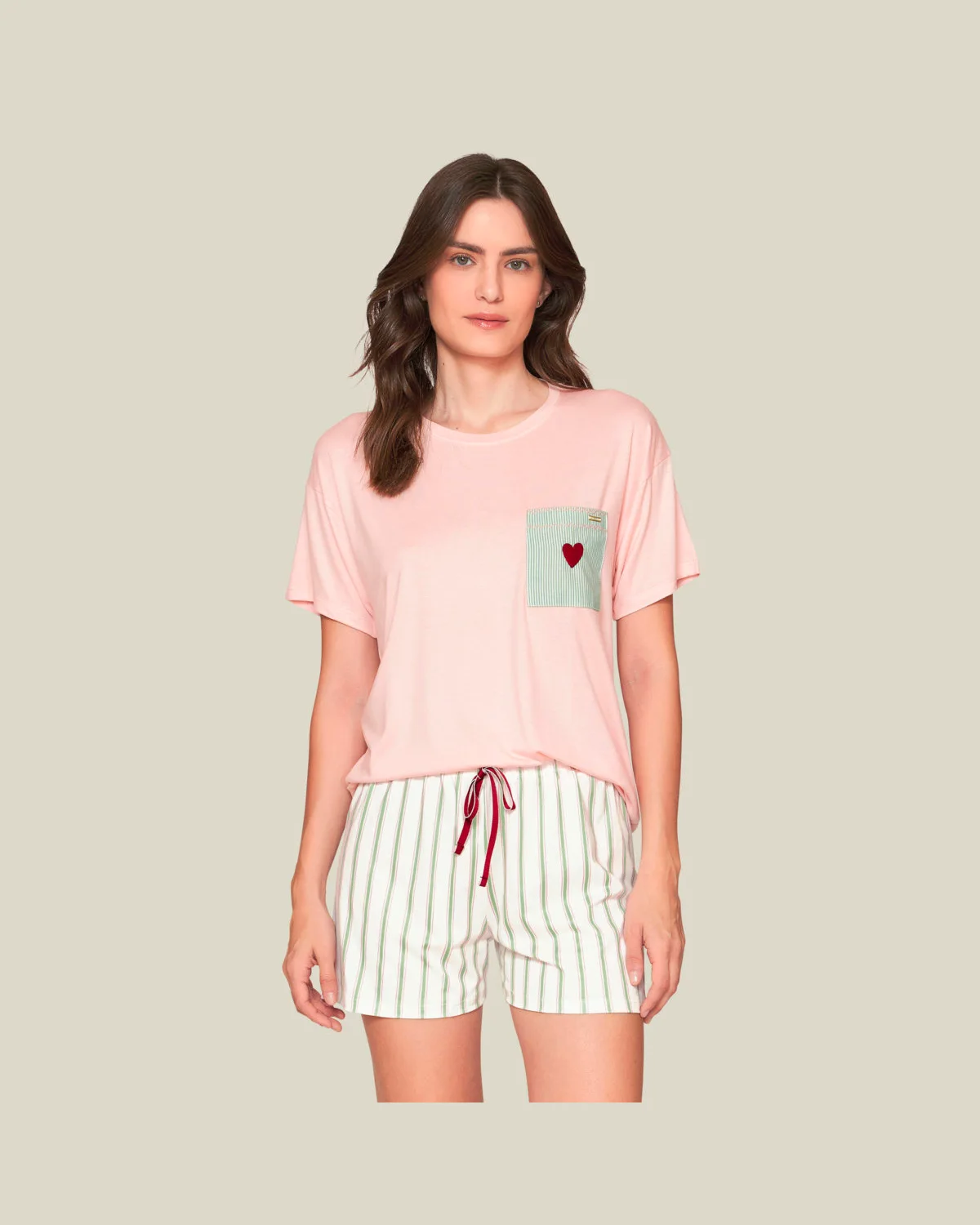 Lua luá pijama curto adore — ROSA (foto 1)