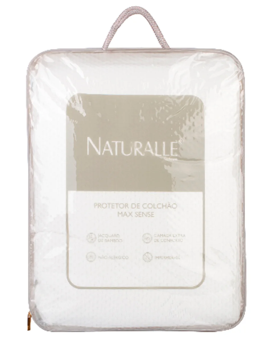 Sultan - naturalle protetor de colchao max sense — BRANCO (foto 2)