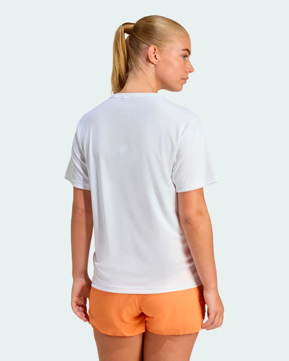 Adidas camiseta running essentials feminina ka0226 — WHITE (foto 3)