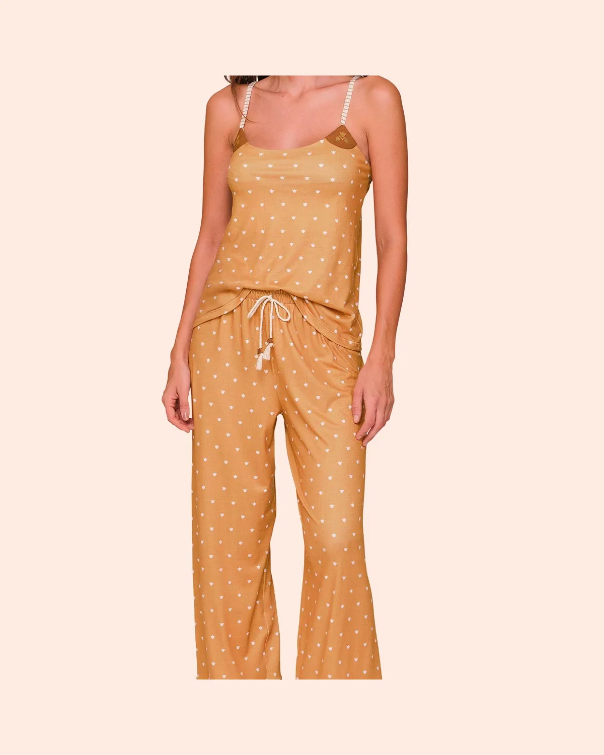 Lua luá pijama alca shali — OCRE (foto 1)