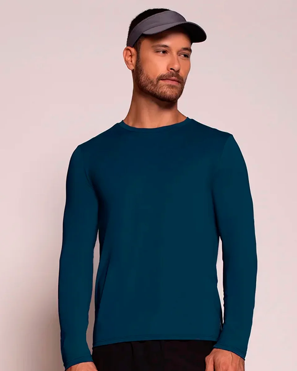 Selene camiseta masc manga longa protecao uv (foto 1)