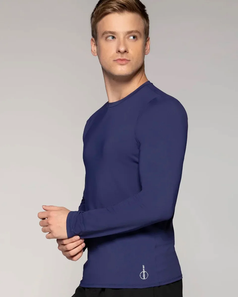 Selene camiseta masc manga longa protecao uv (foto 2)
