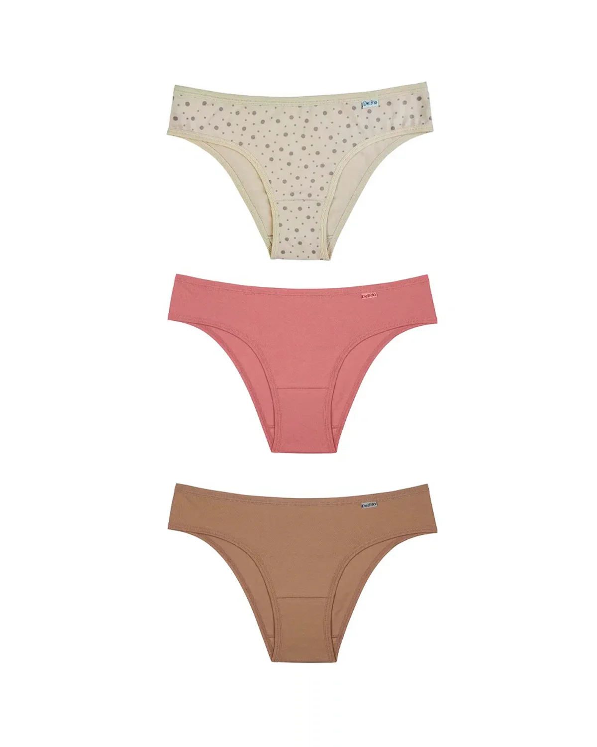 Delrio kit calcinha biquini em cotton v51364 3pecas (foto 6)