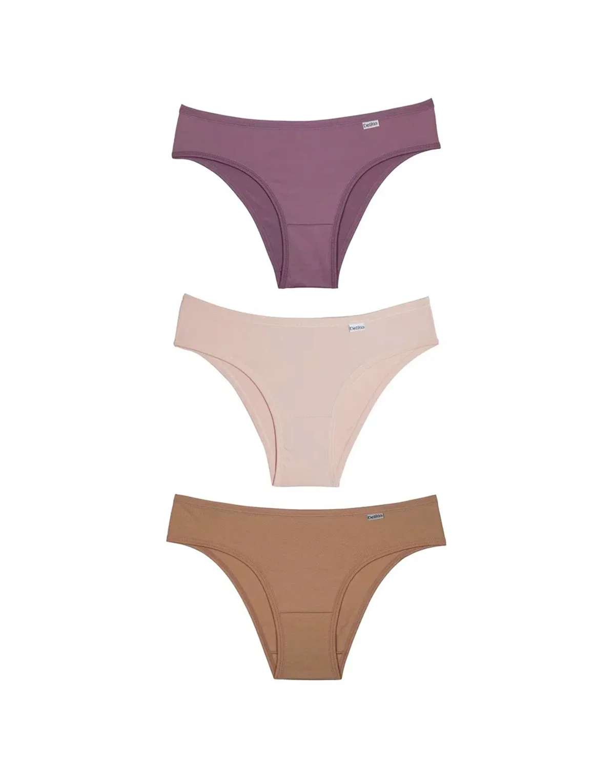 Delrio kit calcinha biquini em cotton v51364 3pecas (foto 4)