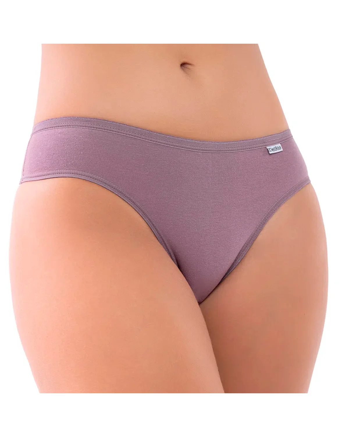 Delrio kit calcinha biquini em cotton v51364 3pecas (foto 1)