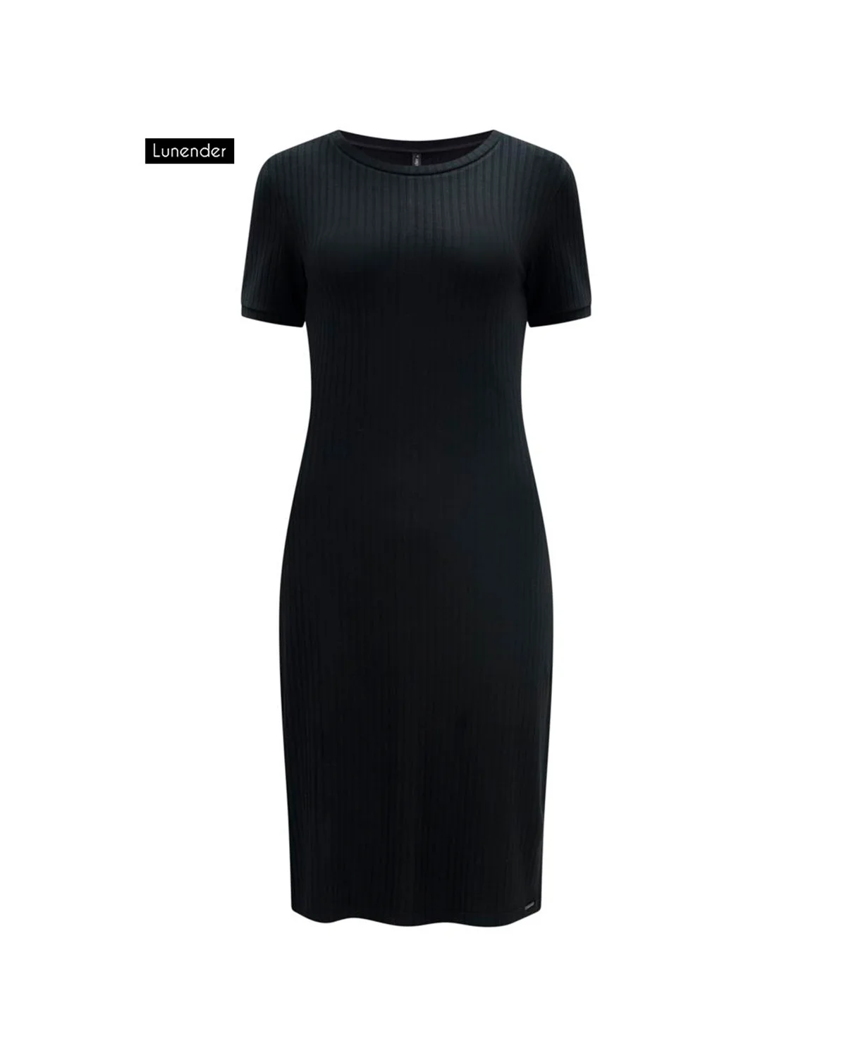 Lunender vestido malha canelado tracy 1.00663 (foto 3)