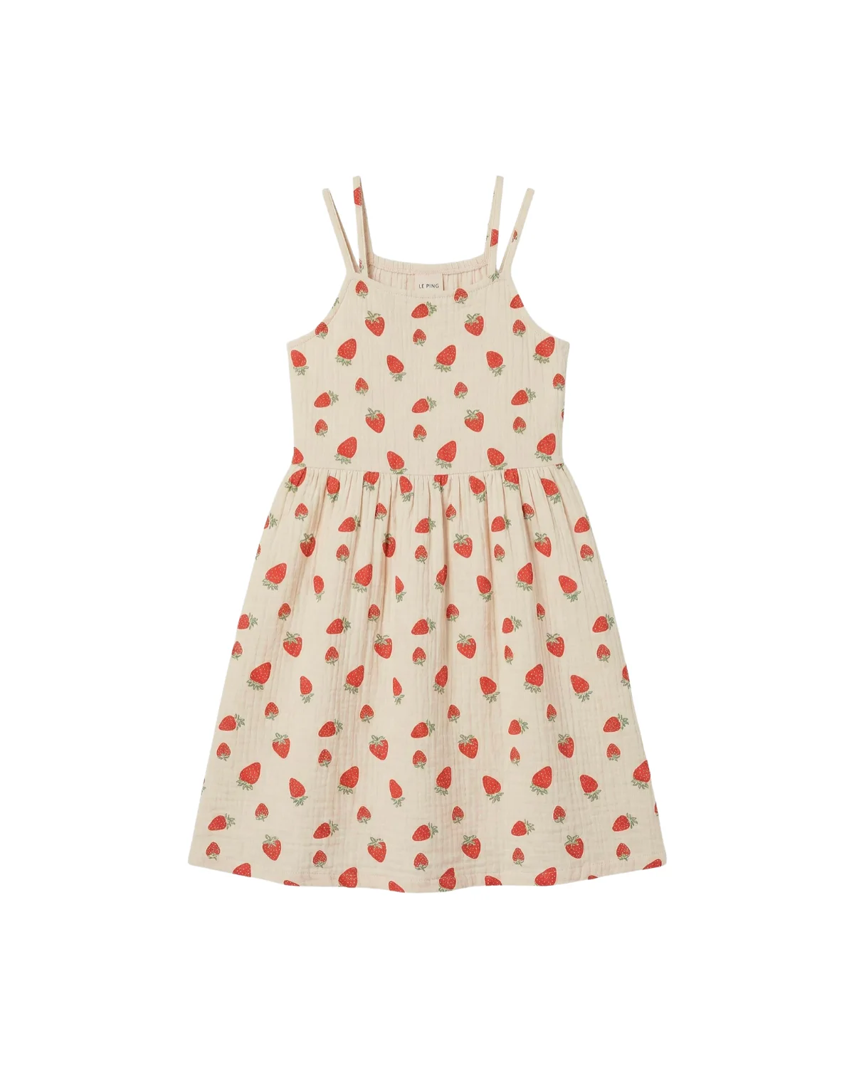 Hering kids vestido infantil curto estampado 5bhe — OFF/MORANGO (foto 1)