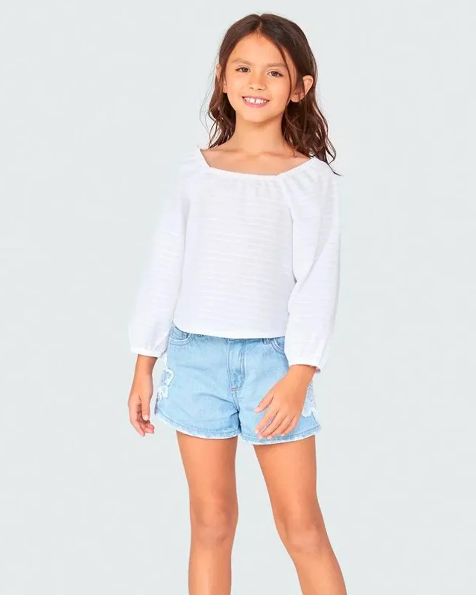 Hering kids shorts fem caqh — JEANS (foto 1)