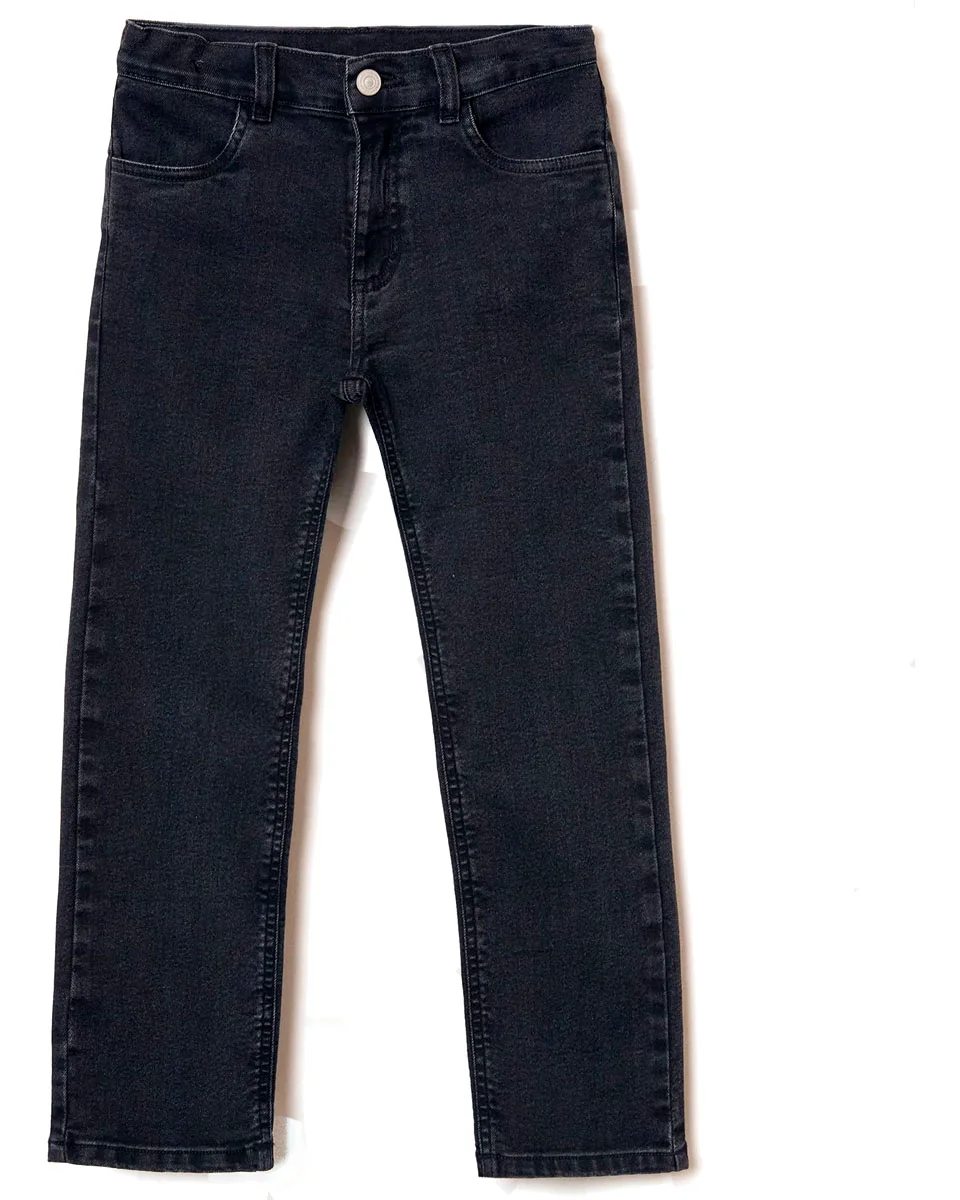 Hering kids calca slim infantil menino c1rn — JEANS PRETO (foto 1)
