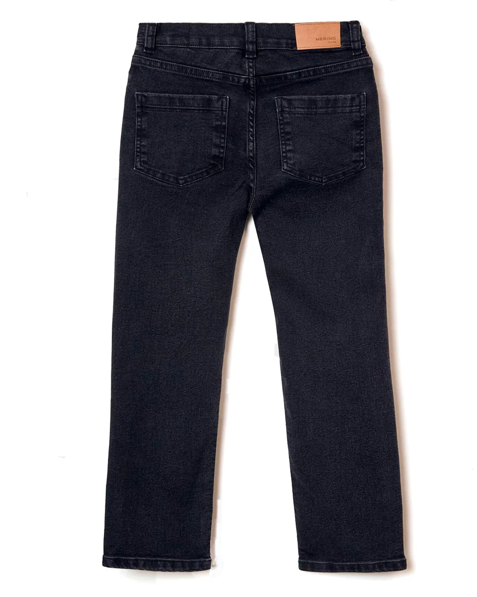 Hering kids calca slim infantil menino c1rn — JEANS PRETO (foto 2)