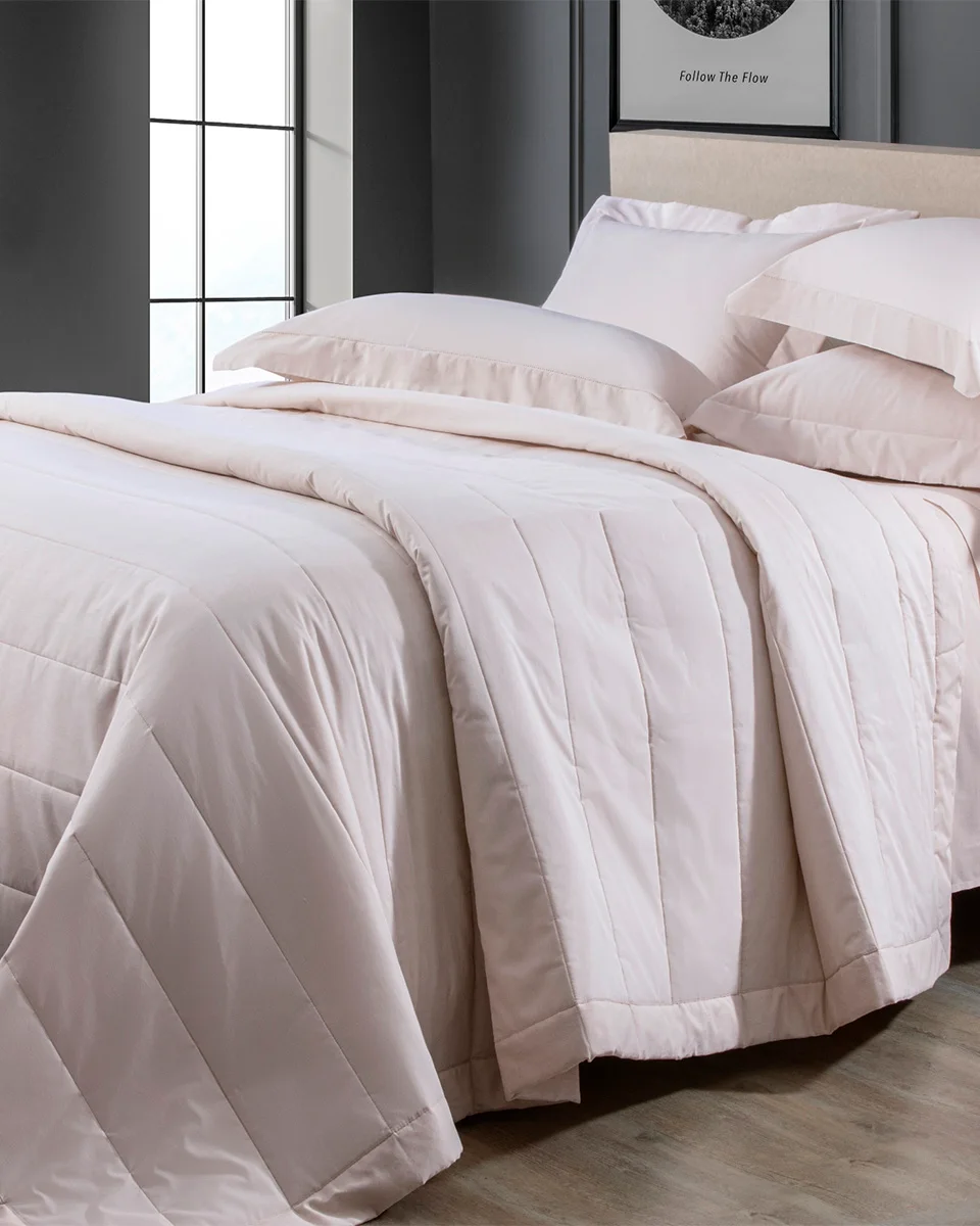 Kacyumara jogo de cama chambret fio tinto — INROSE (foto 1)
