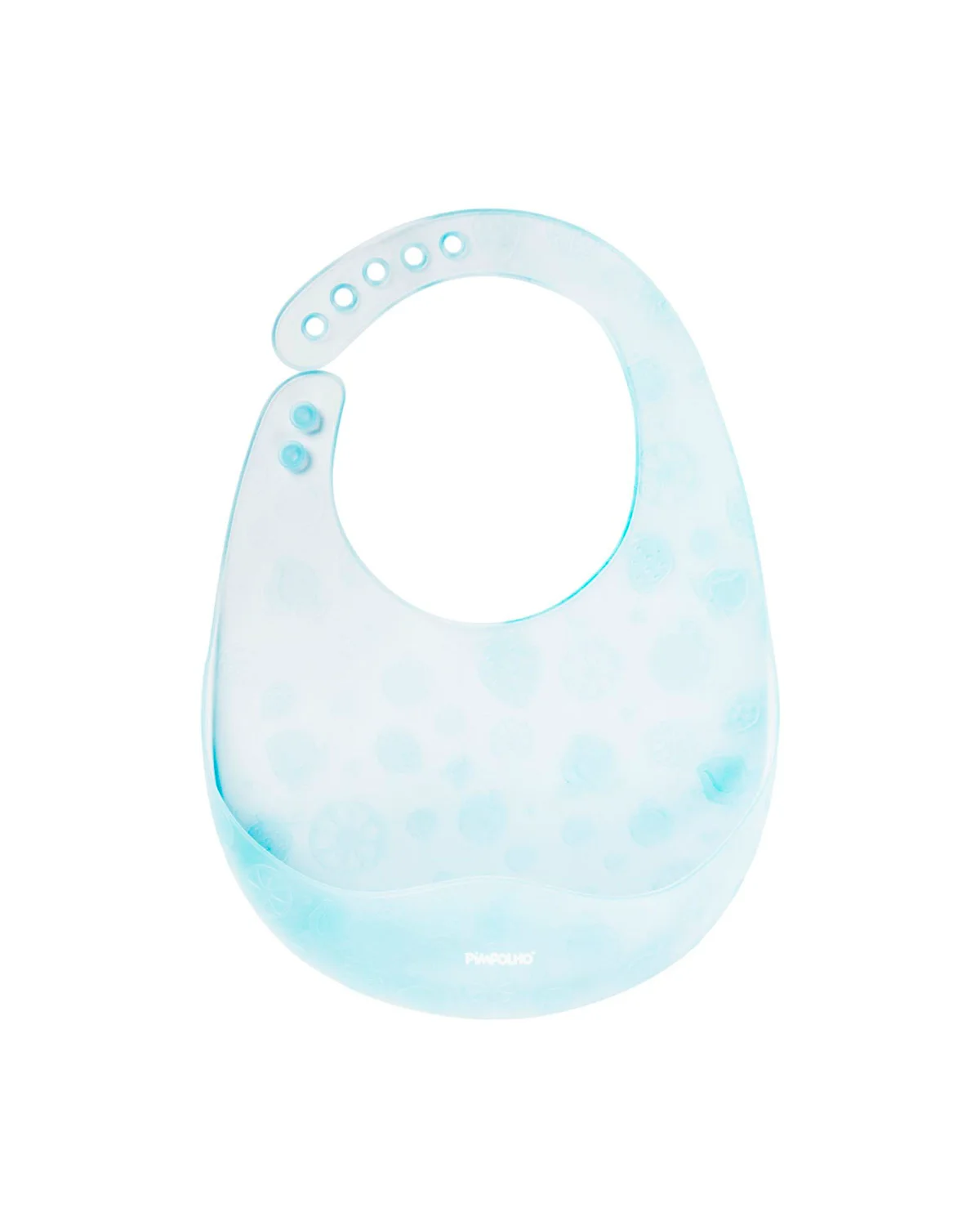 Pimpolho babador de silicone translucido com case (foto 3)