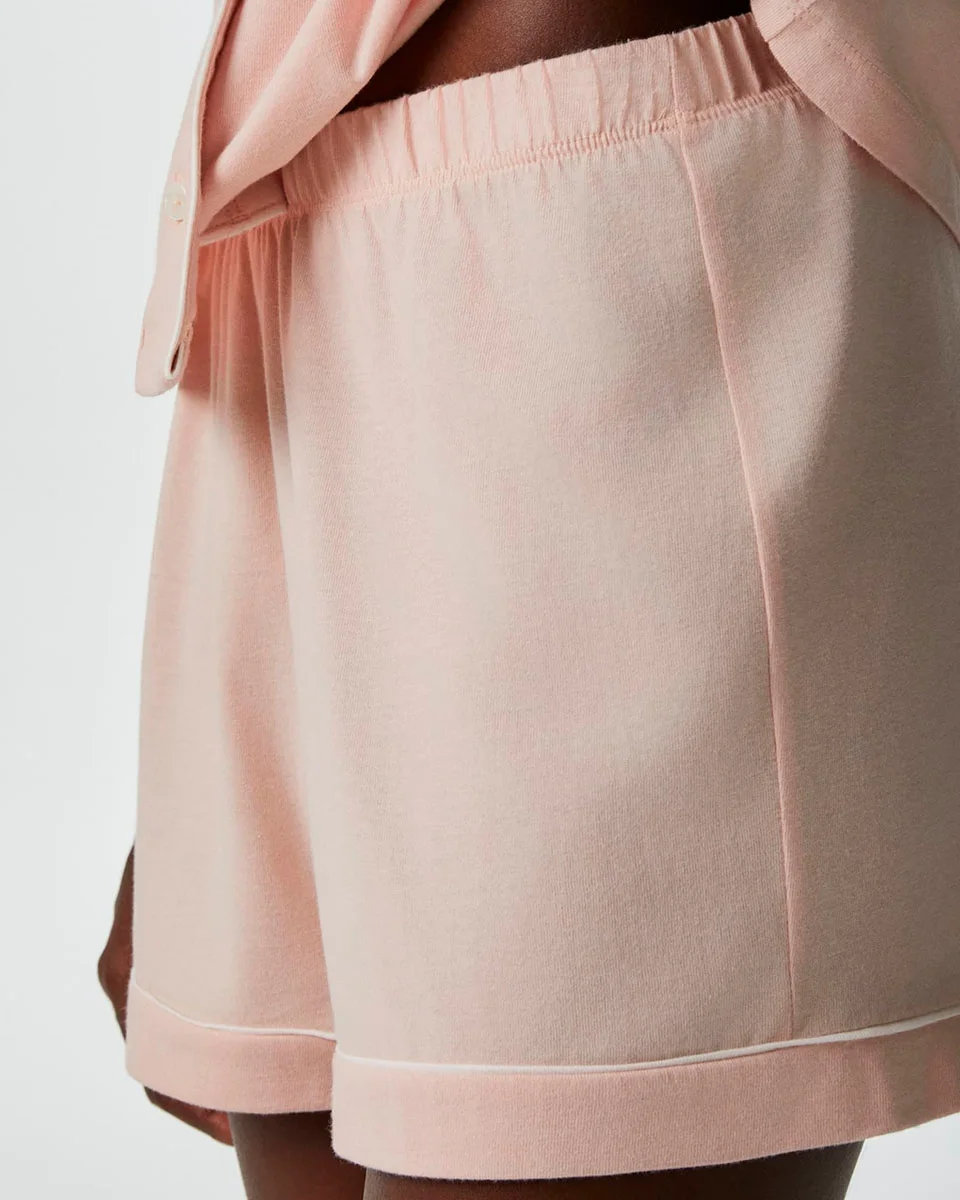 Hering pijama curto feminino com botes 7cyg — ROSA (foto 4)