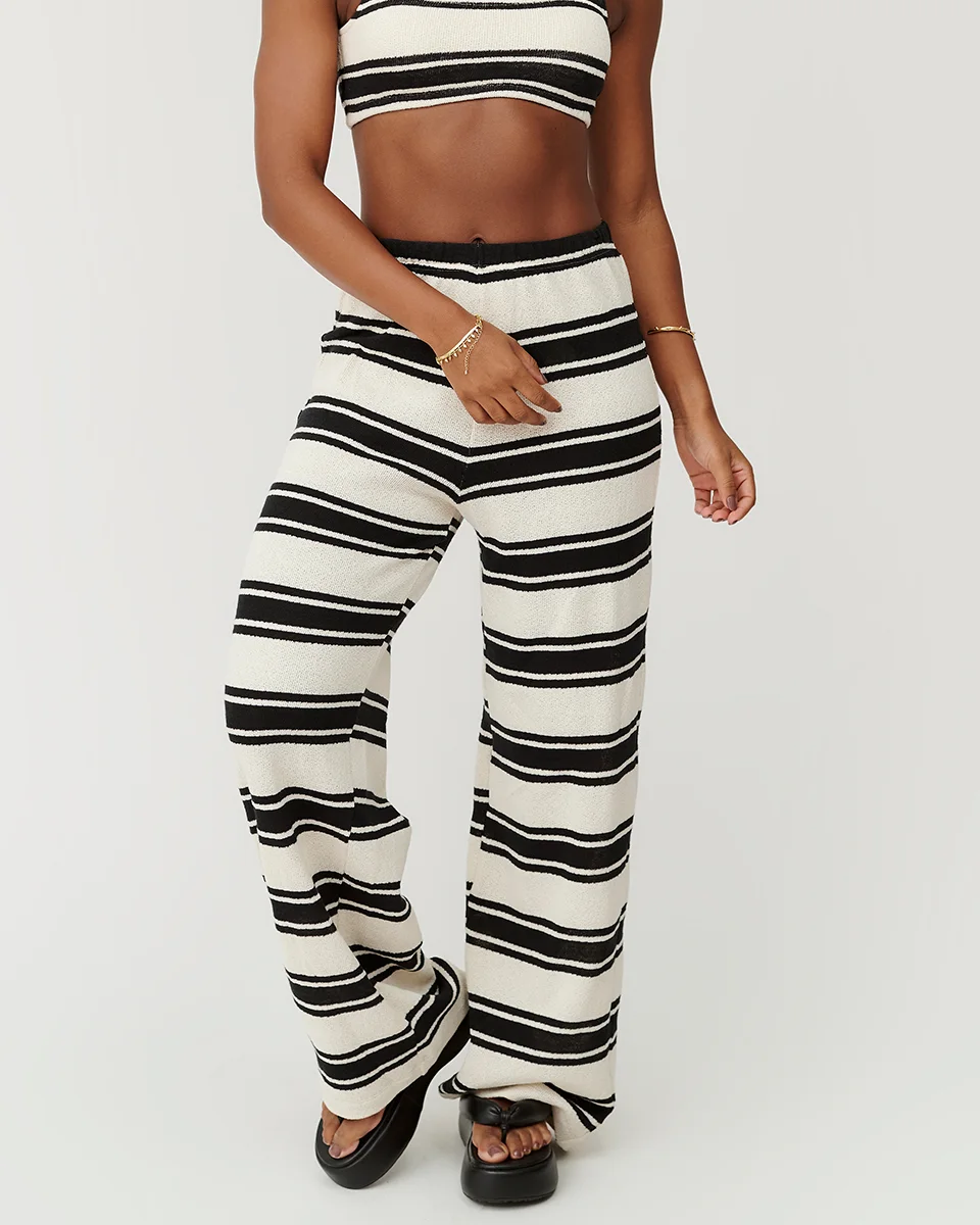 Belles beachwear calca comprida reta origem — ESTAMPADO (foto 1)