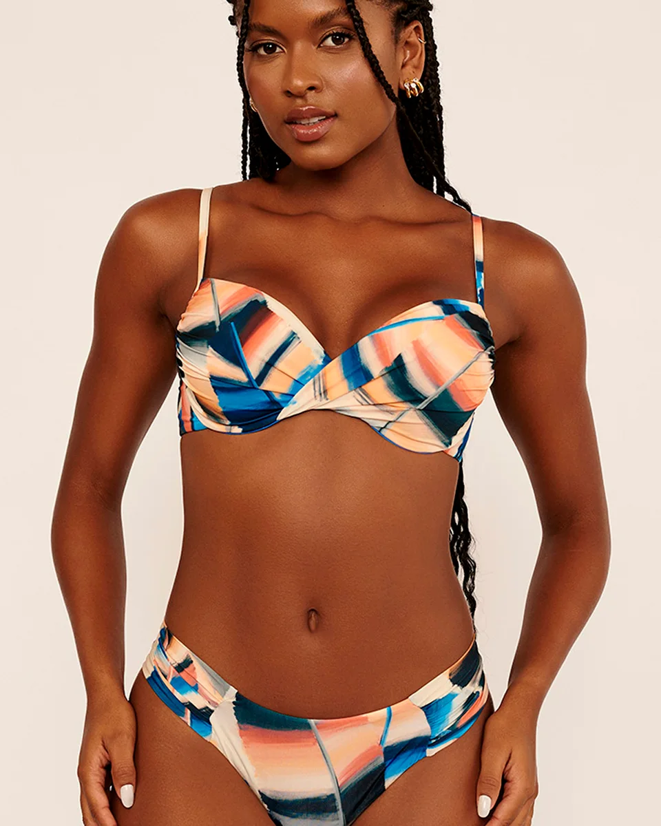 Belles beachwear biquini aurabela — ESTAMPA ELISE (foto 1)