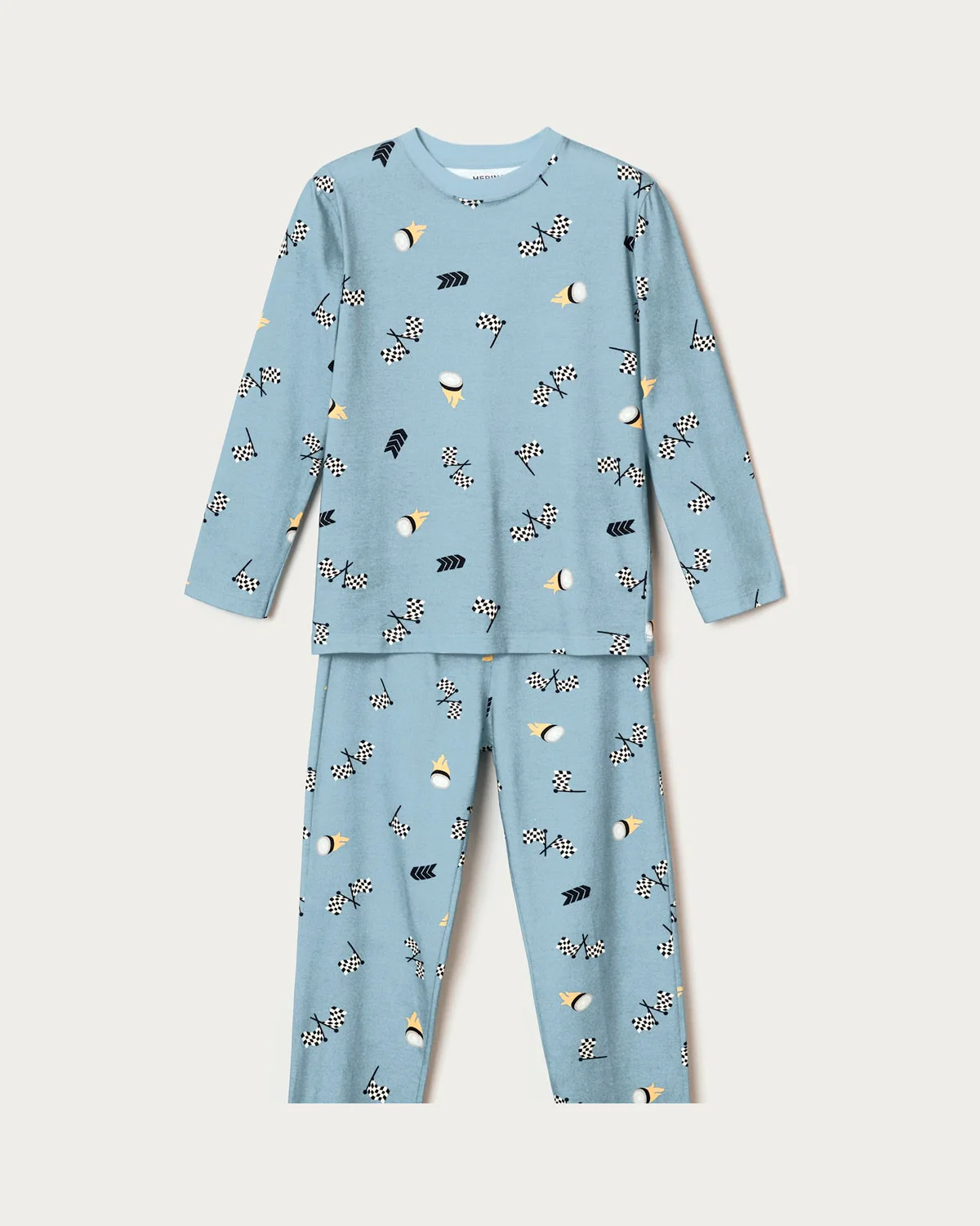 Hering kids pijama manga longa masculino infantil 56kz — AZUL (foto 1)