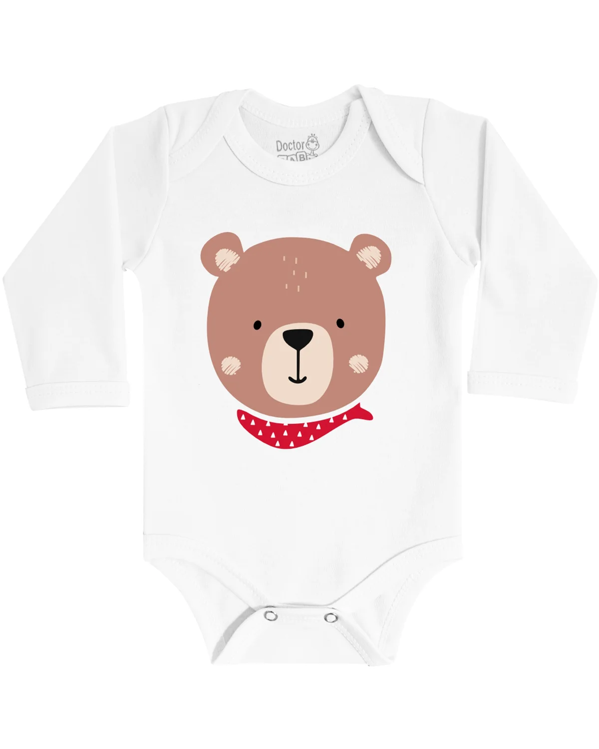 Doctor baby body ml masc. urso — BRANCO (foto 1)