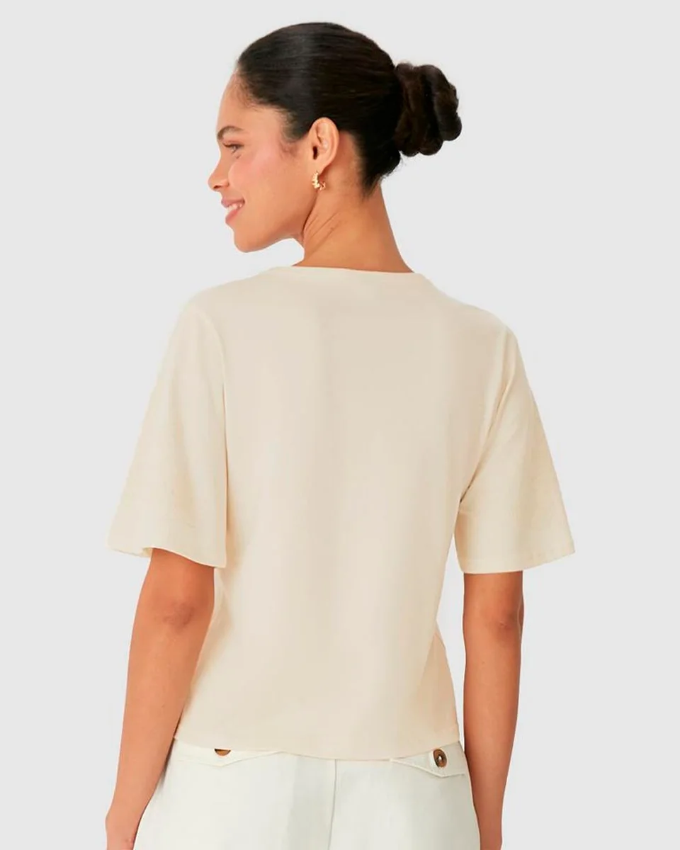 Malwee blusa basica 1000132933 — OFF WHITE (foto 5)
