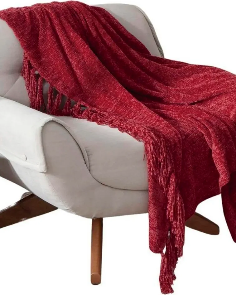 Jolitex xale para sofa — VERMELHO (foto 1)