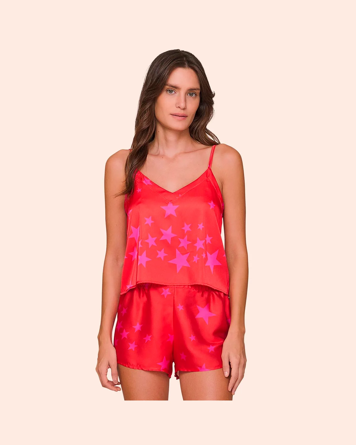 Lua luá short doll magic stars — VERMELHO (foto 1)