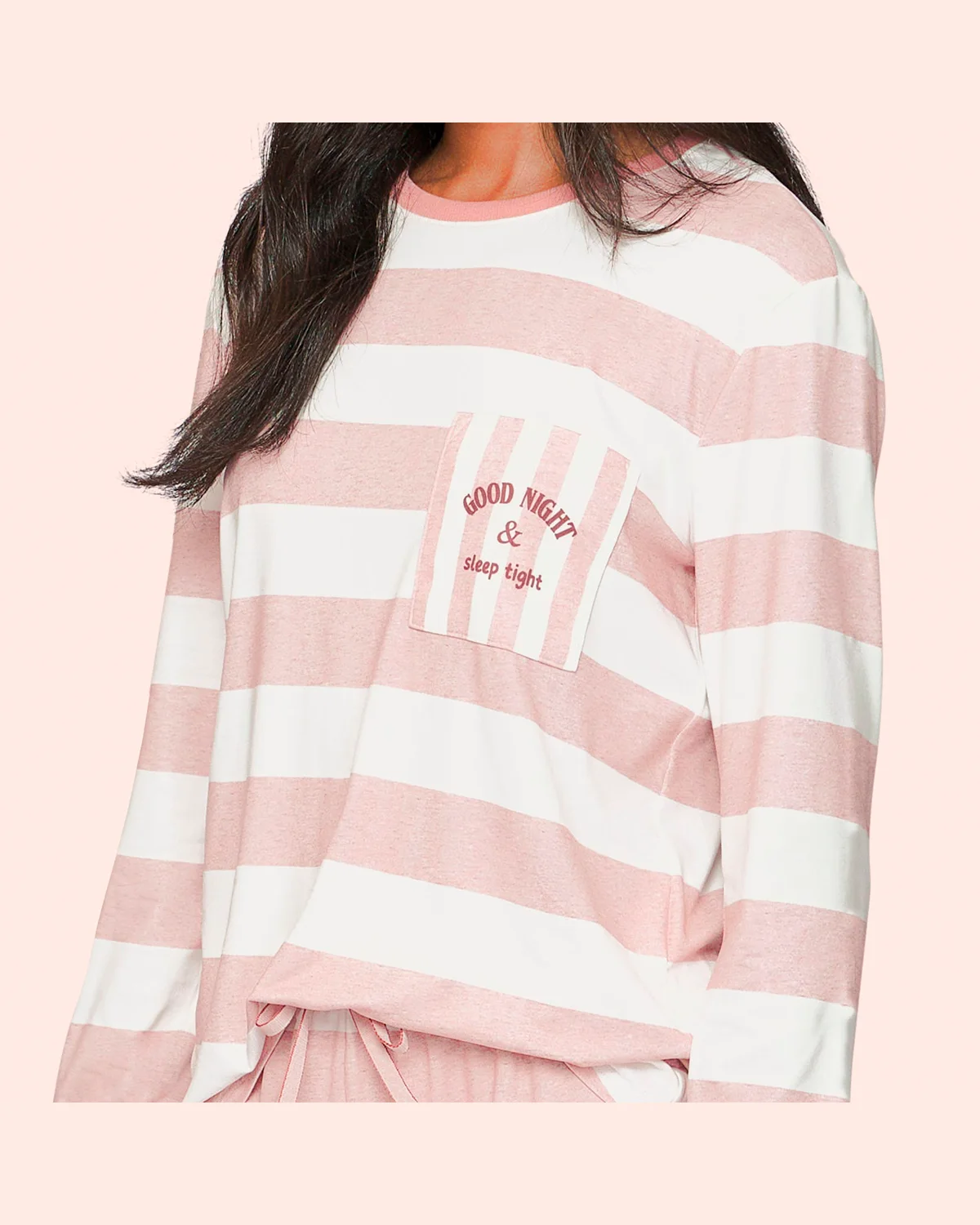 Lua luá pijama jogger harmony — ROSA/BRANCO (foto 3)