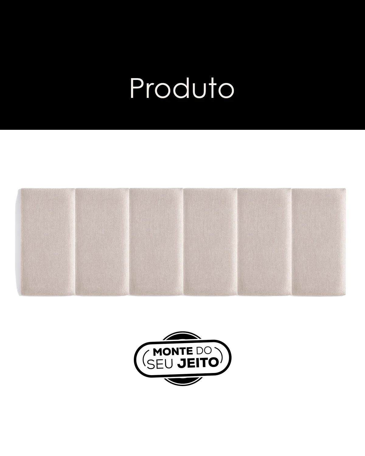 Bella arte cabeceira modular de boucle — AREIA (foto 1)