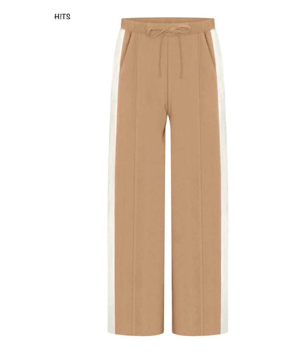 Lunender - hits akz calca tecido rayon twill a5153 — BEGE MACCHIATO (foto 1)