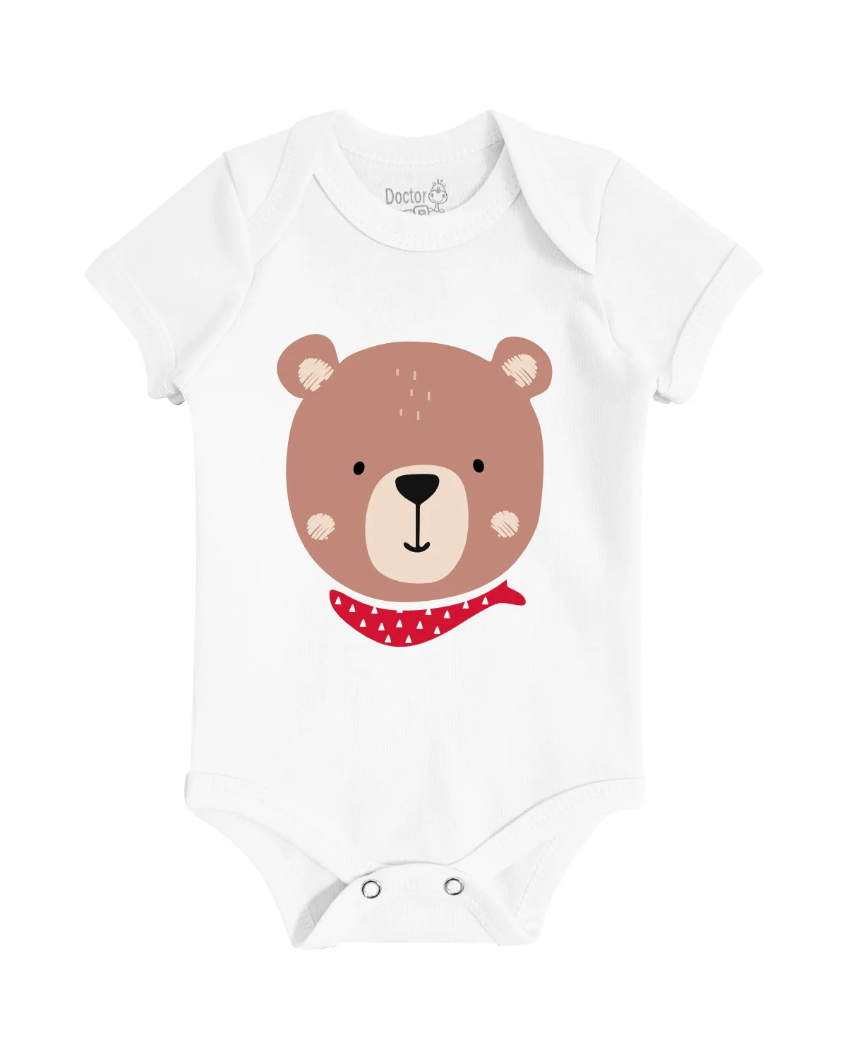 Doctor baby body mc masc. urso — BRANCO (foto 1)