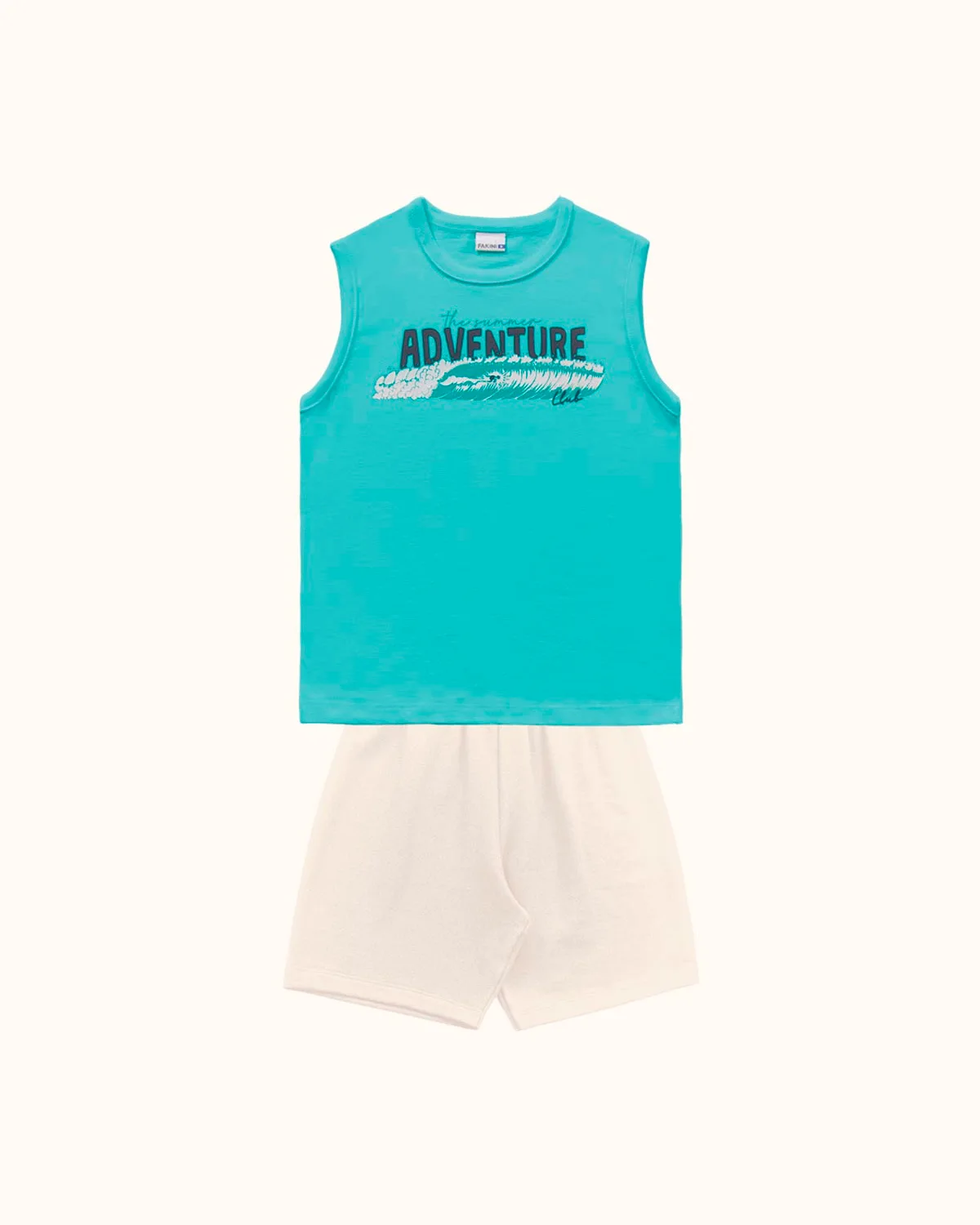 Fakini conjunto regata e bermuda em malha masculino 10.25.03511 (foto 2)