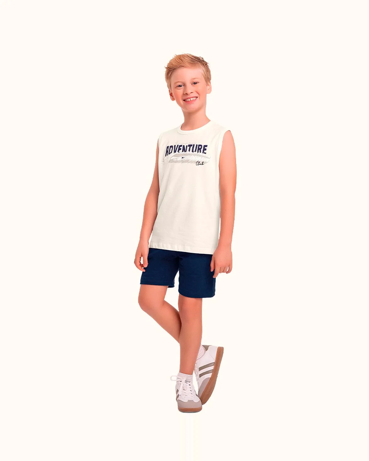Fakini conjunto regata e bermuda em malha masculino 10.25.03511 (foto 3)