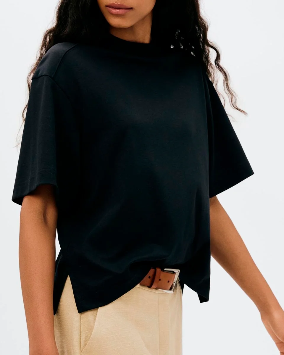 Hering camiseta mm fem k6dt — PRETO (foto 1)