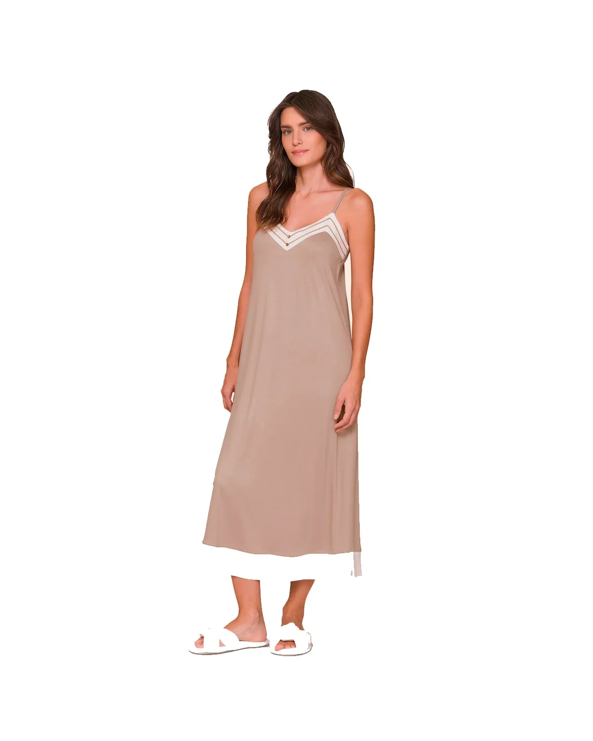 Lua luá camisola midi pure essence — BEGE (foto 1)