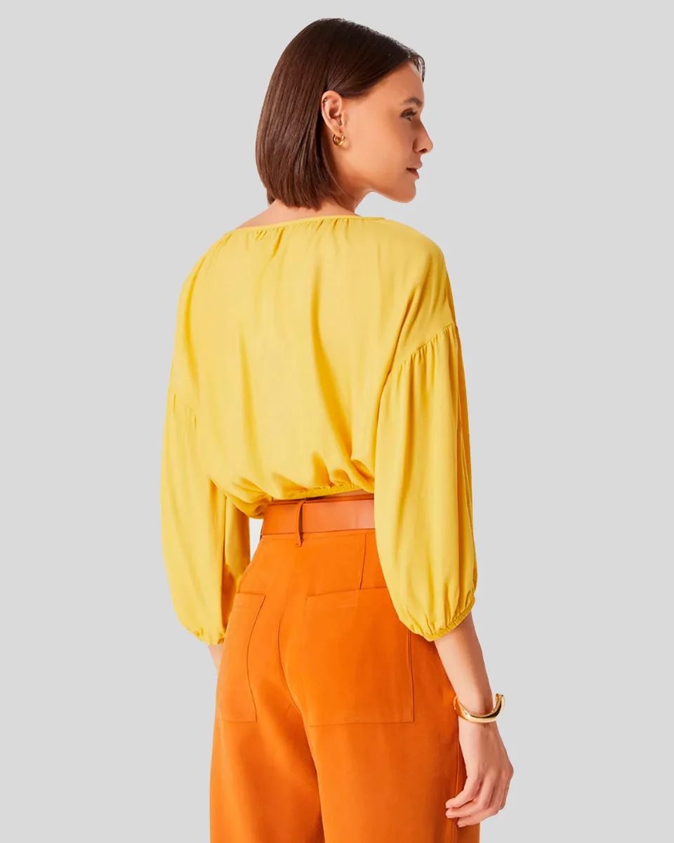 Hering blusa manga 7/8 fem hfa9 — AMARELO (foto 3)