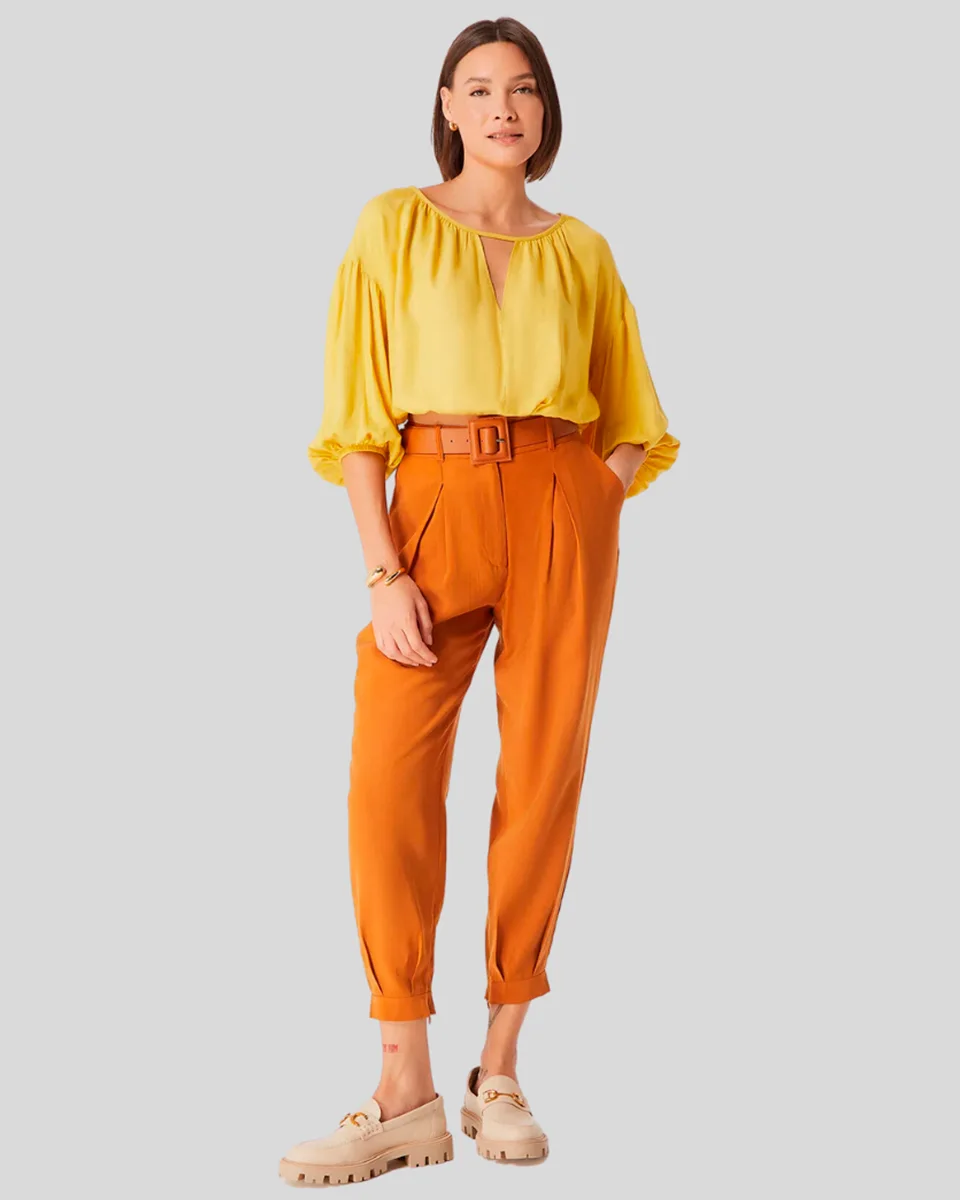 Hering blusa manga 7/8 fem hfa9 — AMARELO (foto 4)