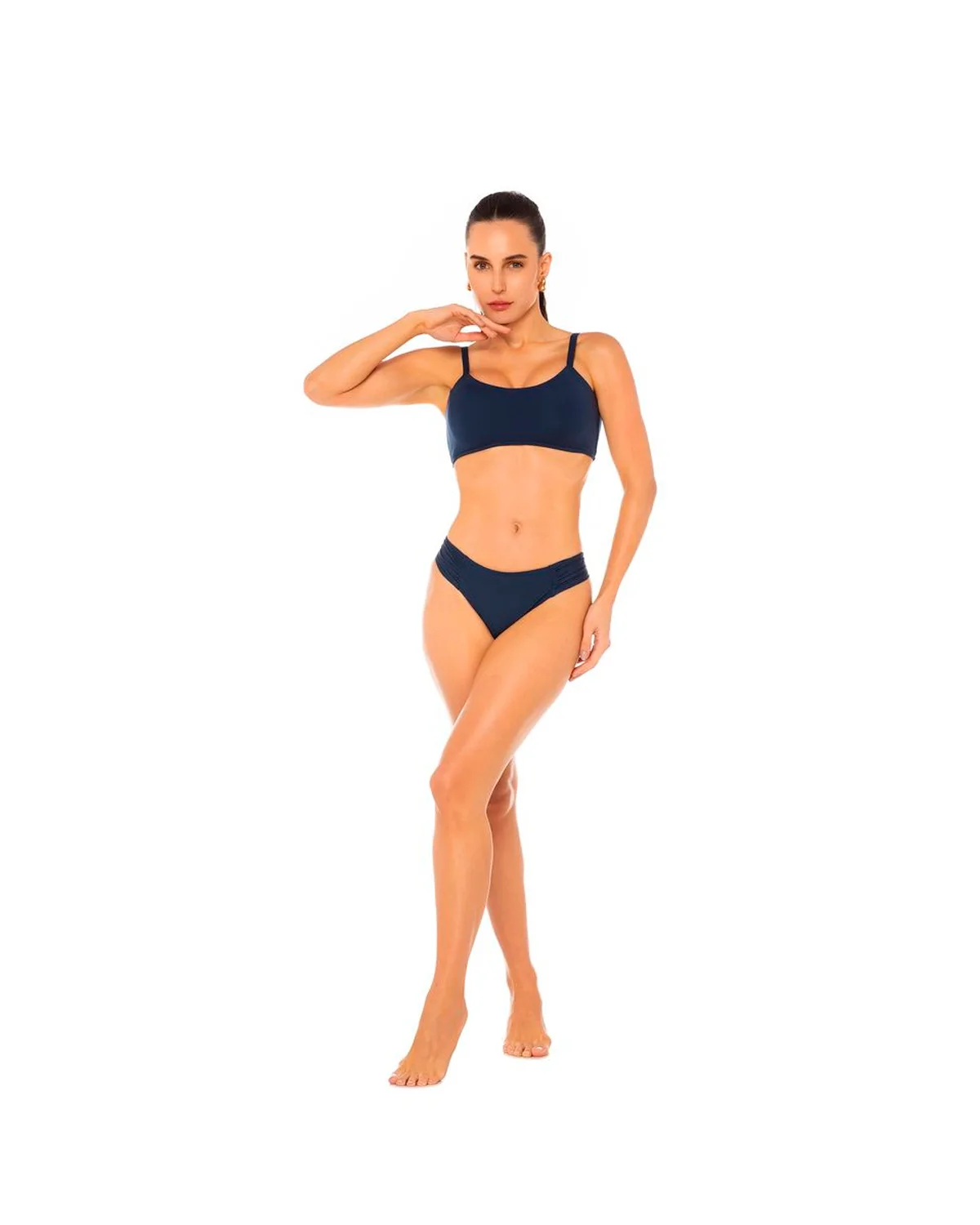 Maryssil biquini cropped liso 227/327 — PRETO (foto 1)