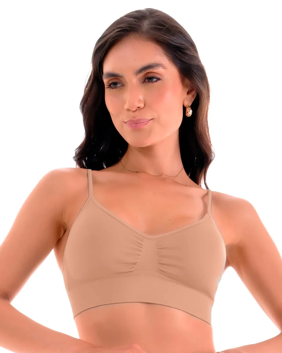 Zee rucci top com bojo removivel sem costura zr0300091 (foto 1)