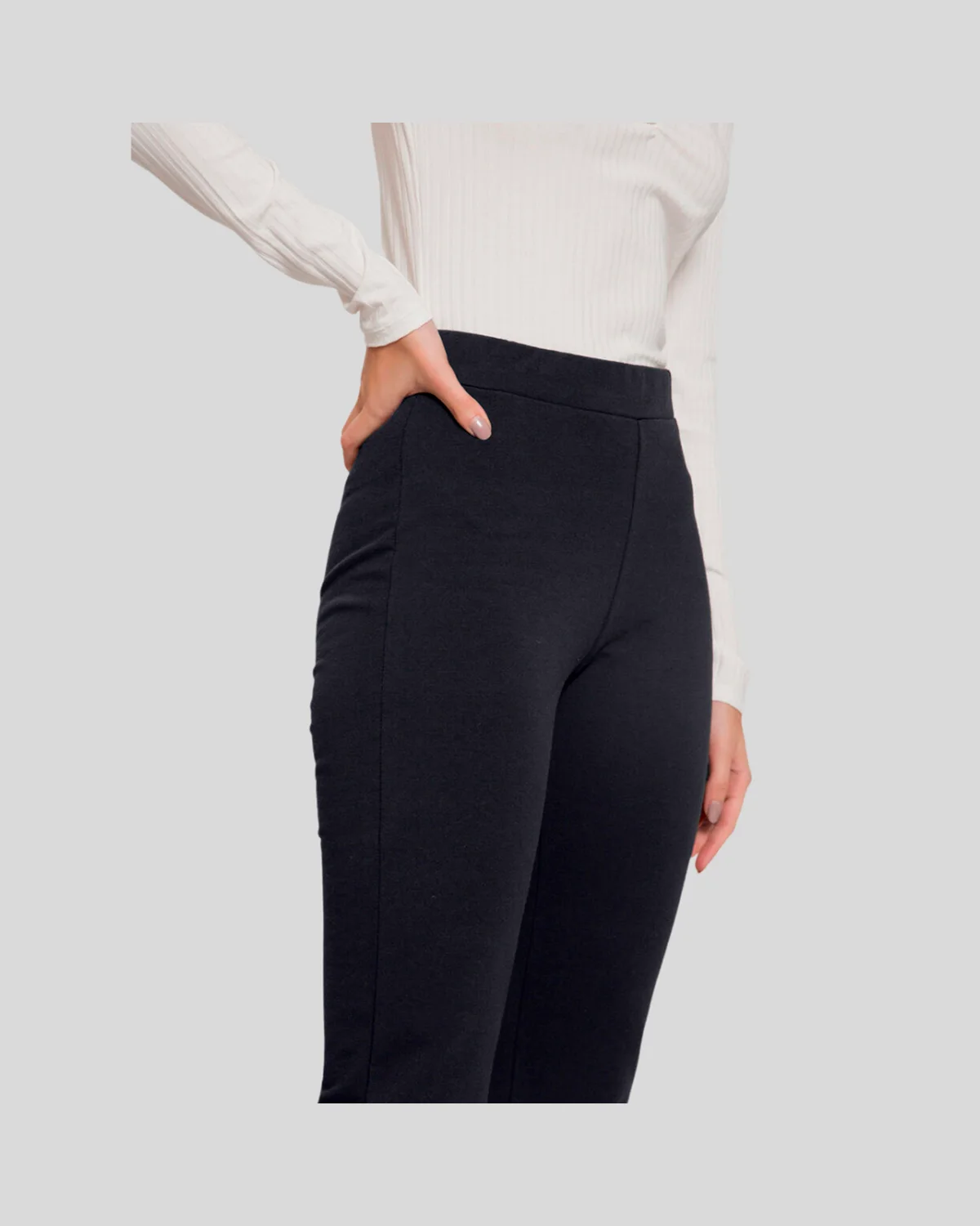 Lunender calca molecotton felpado 00071 — PRETO REATIVO (foto 5)