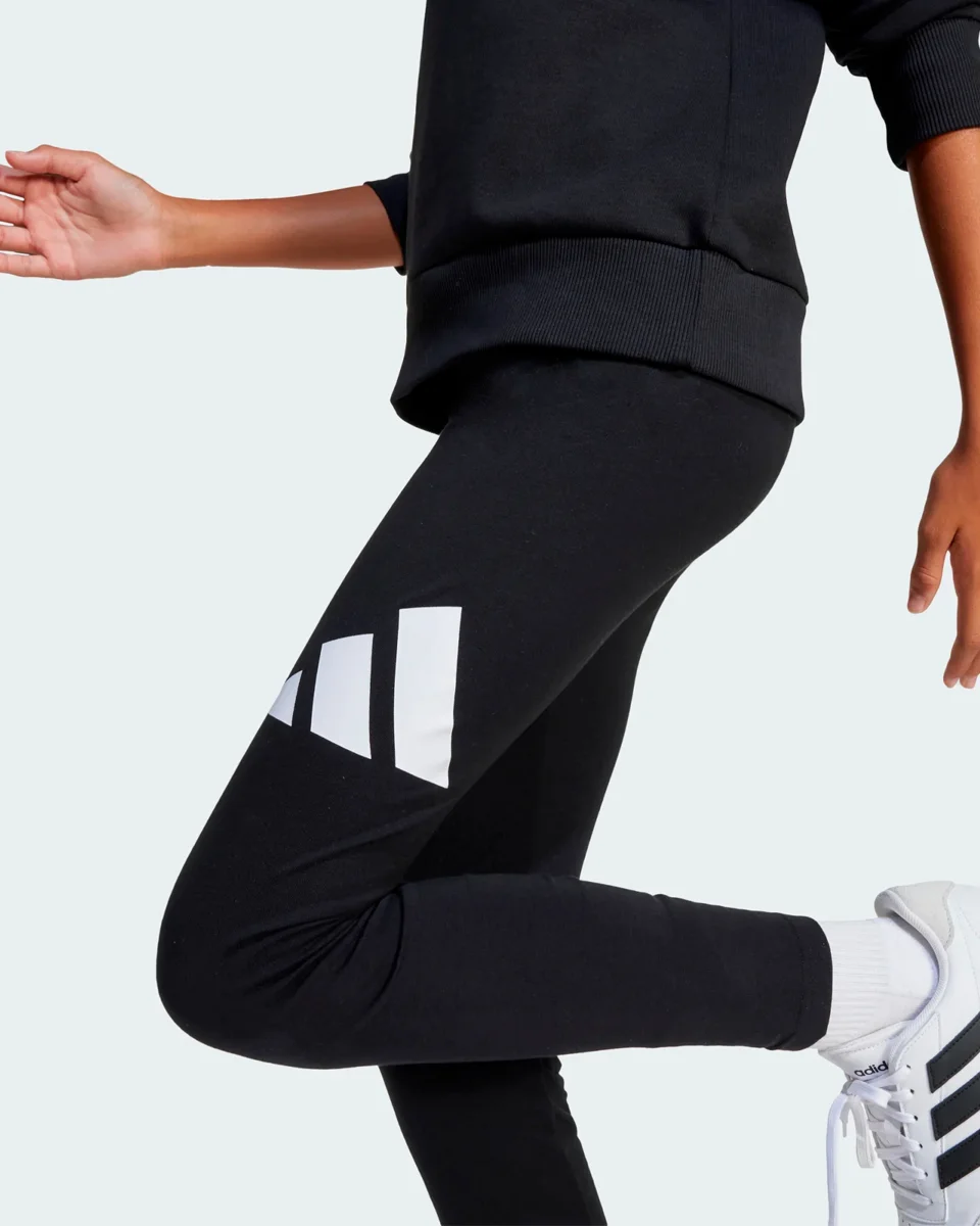 Adidas legging essentials infantil jc9632 — BLACK/WHITE (foto 2)