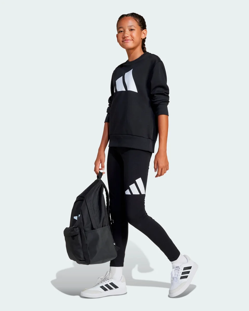 Adidas legging essentials infantil jc9632 — BLACK/WHITE (foto 3)