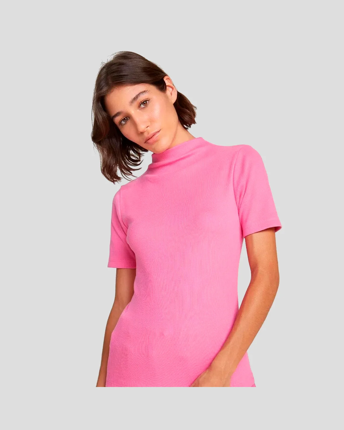Hering blusa basica feminina gola alta em ribana canelada 4ezv (foto 25)