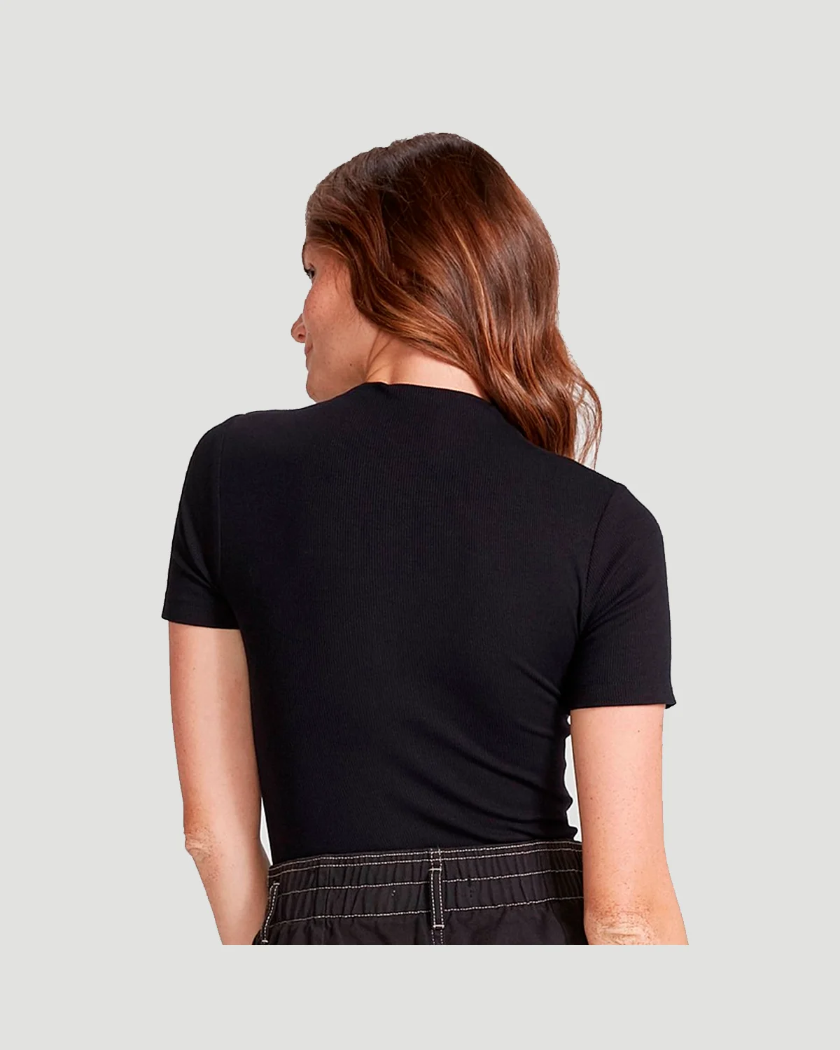 Hering blusa basica feminina gola alta em ribana canelada 4ezv (foto 12)