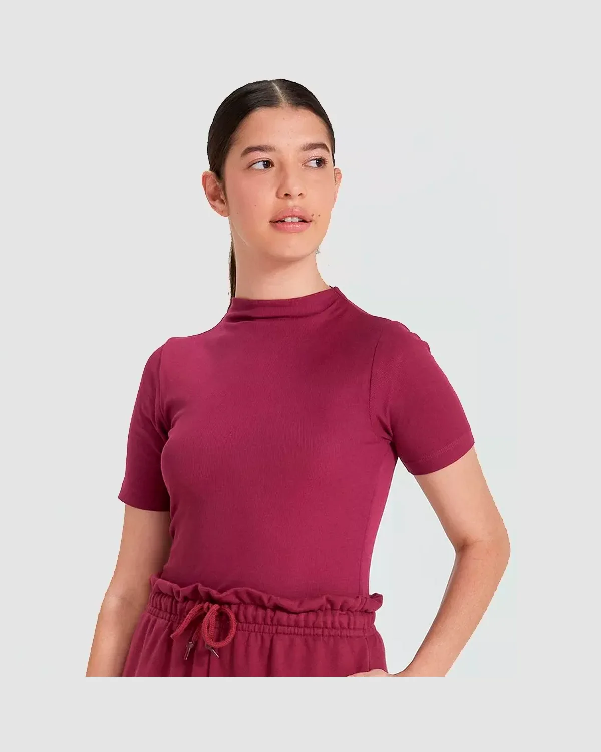 Hering blusa basica feminina gola alta em ribana canelada 4ezv (foto 30)