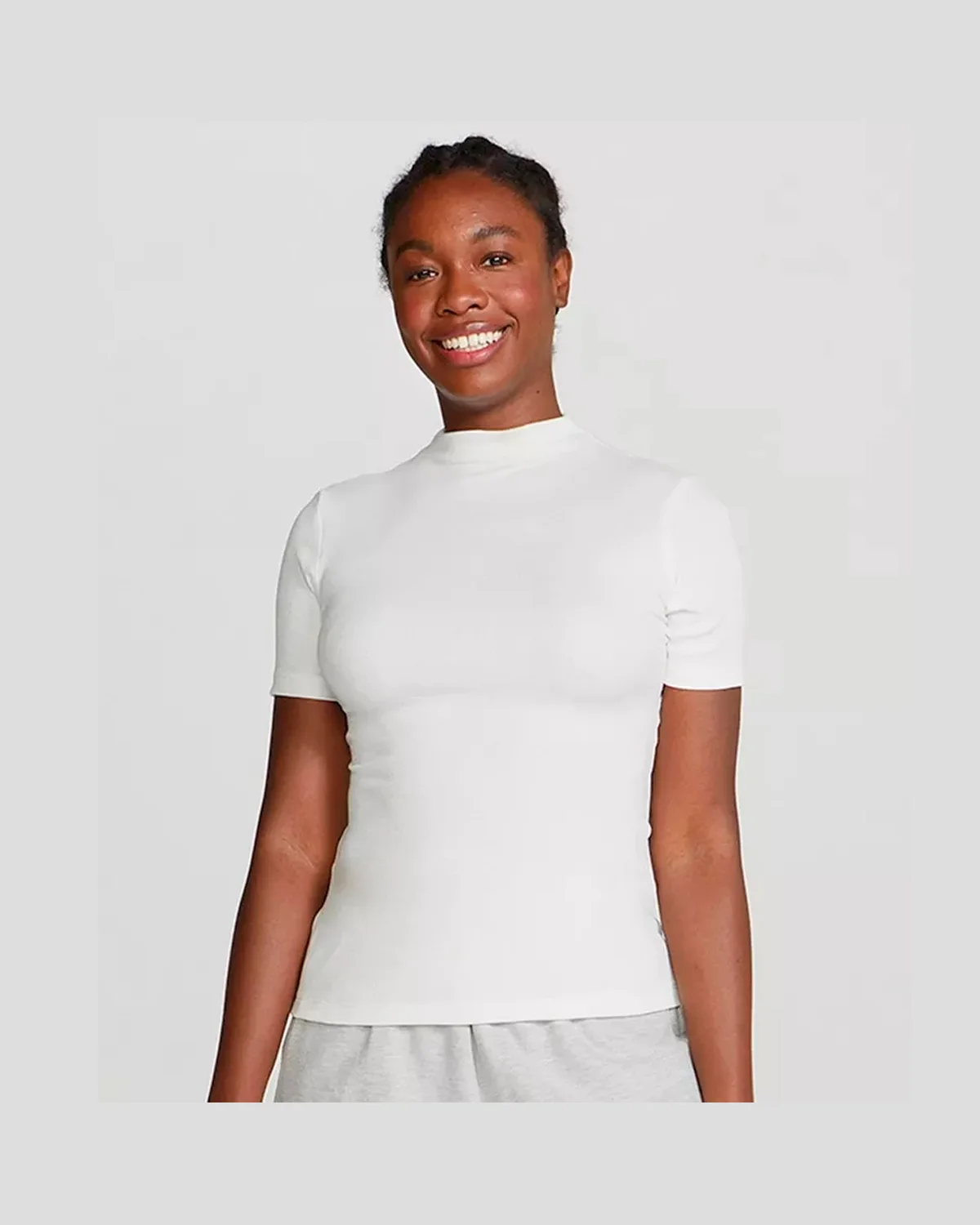 Hering blusa basica feminina gola alta em ribana canelada 4ezv (foto 2)