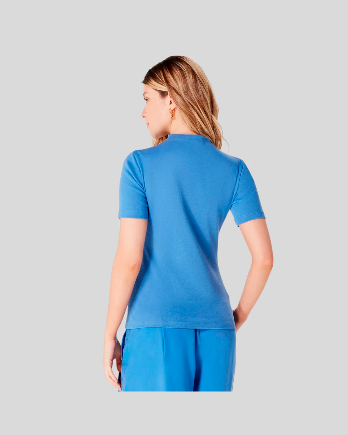 Hering blusa basica feminina gola alta em ribana canelada 4ezv (foto 9)